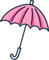 Graphic of umbrella Graphic of umbrella